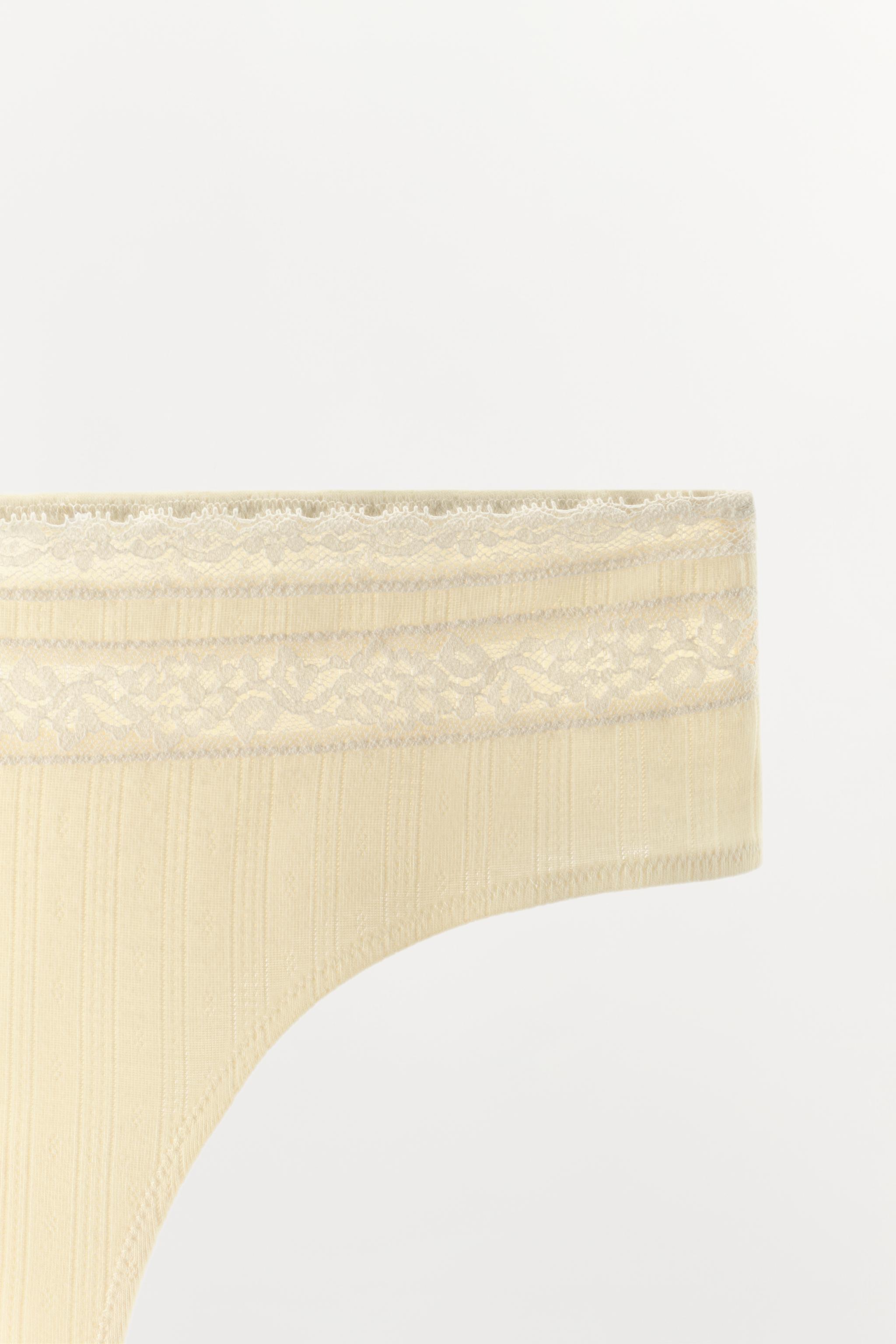 POINTELLE LACE PANTIES